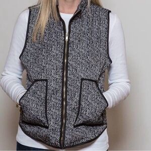 NWOT Vest with Herringbone Detail